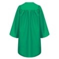thumbnail image 4 of Sinleey Students Kids Solid Color Graduation Gown and Tassel Cap Set for School Graduation Ceremonies Green 36, 4 of 7