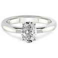 thumbnail image 5 of IGI Certified 1 Carat Oval Shape Lab Grown Diamond Engagement Ring | 14K White Gold |Quinn Solitaire Diamond Ring | FG-VS Quality Friendly Diamonds, 5 of 7