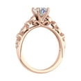 thumbnail image 2 of 1 Carat Diamond Engagement Ring in 14K Rose Gold (Ring Size 4.5), 2 of 4