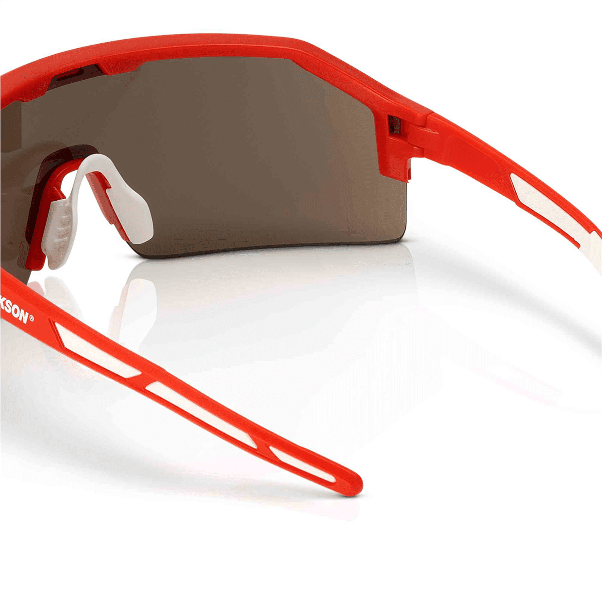Jackson Safety Safety Glasses - MAXVIEW+ Series - Gold Mirror Lens - Red Frame - Hardcoat Anti-Scratch