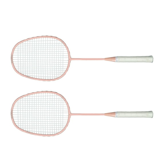 Professional Badminton Racket Set, Wire Protector Sports Badminton Racket Reasonable Beat Face with Storage Bag for Gymnasium