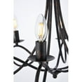 thumbnail image 3 of Indoor Home Decor 24"L X 24"W X 19"H Lyndon 6 Light Dark Bronze Pendant, 3 of 6