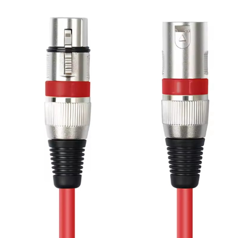 6pcs 1M XLR Cable Stage Light Cable 3Pin XLR Male to Female for Moving Head Light Spotlight Par Light Microphone Mixer