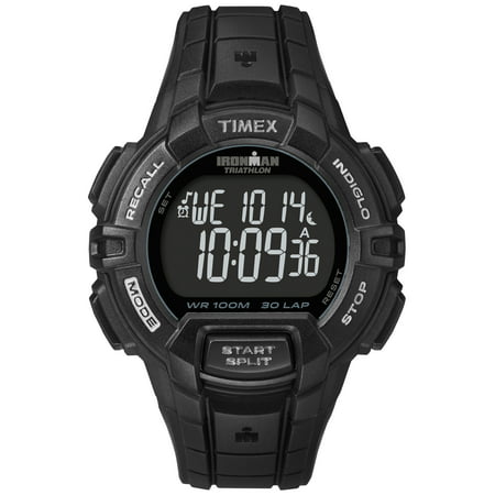 Men's Ironman Rugged 30 Full-Size Watch, Black Resin (Best Rugged Watches Under 100)