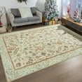 thumbnail image 3 of Ultrug Vintage Floral Rugs Soft Boho Area Rug Indoor Carpet for Living Room Bedroom Home Decor,6'x9',Light Yellow, 3 of 7