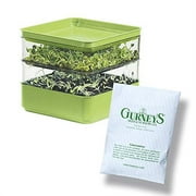 Gardens Alive! Deluxe Seed Sprouter Growing Kit - Includes 2 tiered sprouter and 4 oz. pack of Sprout Seeds