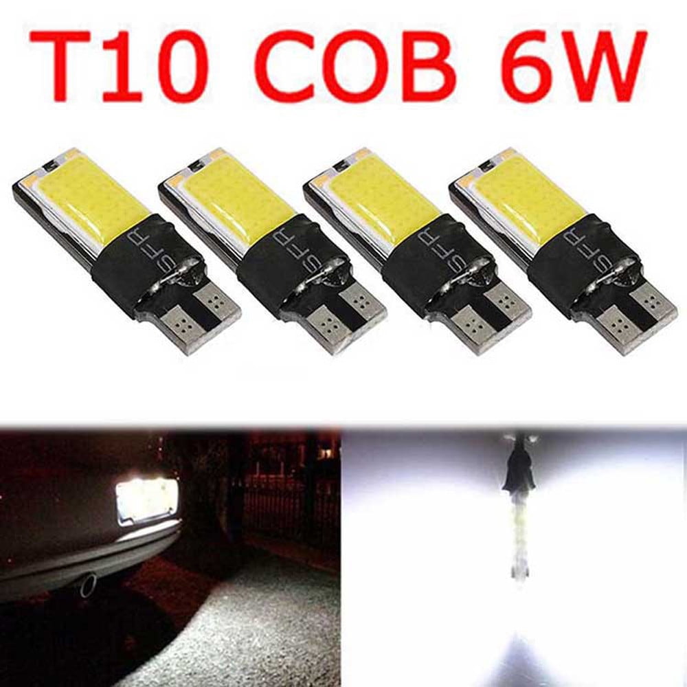 2 X T10 W5W 194 168 6W LED No Error COB Canbus Side Lamp Wedge Light Bulb White