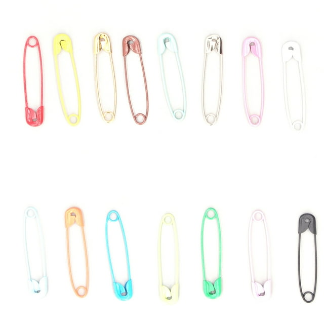 Small Pins, Locking Design Pins Convenient Practical Glossy Bright For Home For Artistic Purposes For Individual 15 Colors