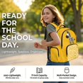 thumbnail image 2 of DISNIMO Kids Backpack for Boys Girls 4-8, Zebra Stripe Printed 17 Inch Lightweight Backpack with Lunch Box & Pencil Pouch, Large Capacity School Bag Bookbag Set for Primary Middle School Students, 2 of 7