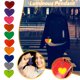 thumbnail image 1 of Ganfancp 5Pcs Colgante Reflectante Al Aire Libre Colgante Reflectante En Forma de Corazón Adecuado para Mochila Montar Caminar Correr Ofertas Del Día 5X Colgante Reflectante, 1 of 2