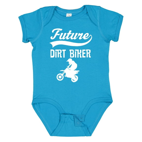 Inktastic Future Dirt Biker off Road Sports Boys Baby Bodysuit