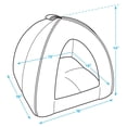 thumbnail image 4 of Cama blanda para perros y gatos para mascotas Best Pet Supplies, color beige, 4 of 5