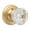 Gold, variant on Sure-Loc Torrey Single Dummy Knob Silver Polished Chrome Chrome Finish