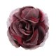 thumbnail image 5 of Broche de flores de seda, ramillete de tela, alfiler de solapa para camisa, para baile, vestido de novia Rojo oscuro, 5 of 9
