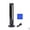 #0241-Black, variant on Kieccall Glow In Dark Side Light Tower Fan Quiet Cooling Device For Home Living Room Summer Cooling With Towel