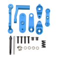 thumbnail image 3 of RC Steering Bellcrank Servo Set, High Strength Aluminum Alloy RC Steering Assembly Improve Performance  For 1/10 RC Car Red,Dark Blue,Silver, 3 of 8