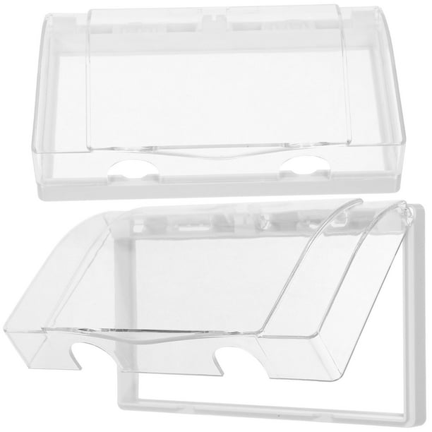 WORGEOUS 2pcs encabezado adhesivo cubiertas impermeables de la salida de baño protector de pared