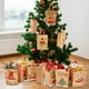 thumbnail image 4 of Paquete de 24 bolsas de regalo navideñas | 8 estilos de bolsas pequeñas de papel kraft con asas | Bolsas reutilizables para dulces, galletas y juguetes | Diseño de calcetín navideño con reno | Para, 4 of 5