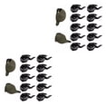 thumbnail image 1 of Wweixi 10pieces Wide Application Hat Hangers Home Office Or Hat Shops Exquisite Craft Baseball Caps Hook Black 2Set, 1 of 6