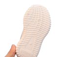 thumbnail image 4 of HTHLVMD Lightweight Running Flats, Toddler Kid's Gradient Knit Slip On Sneakers Comfortable Lightweight Running Flats Casual Preschool Sports Trainers Shoes, Light Green 8C, 4 of 6