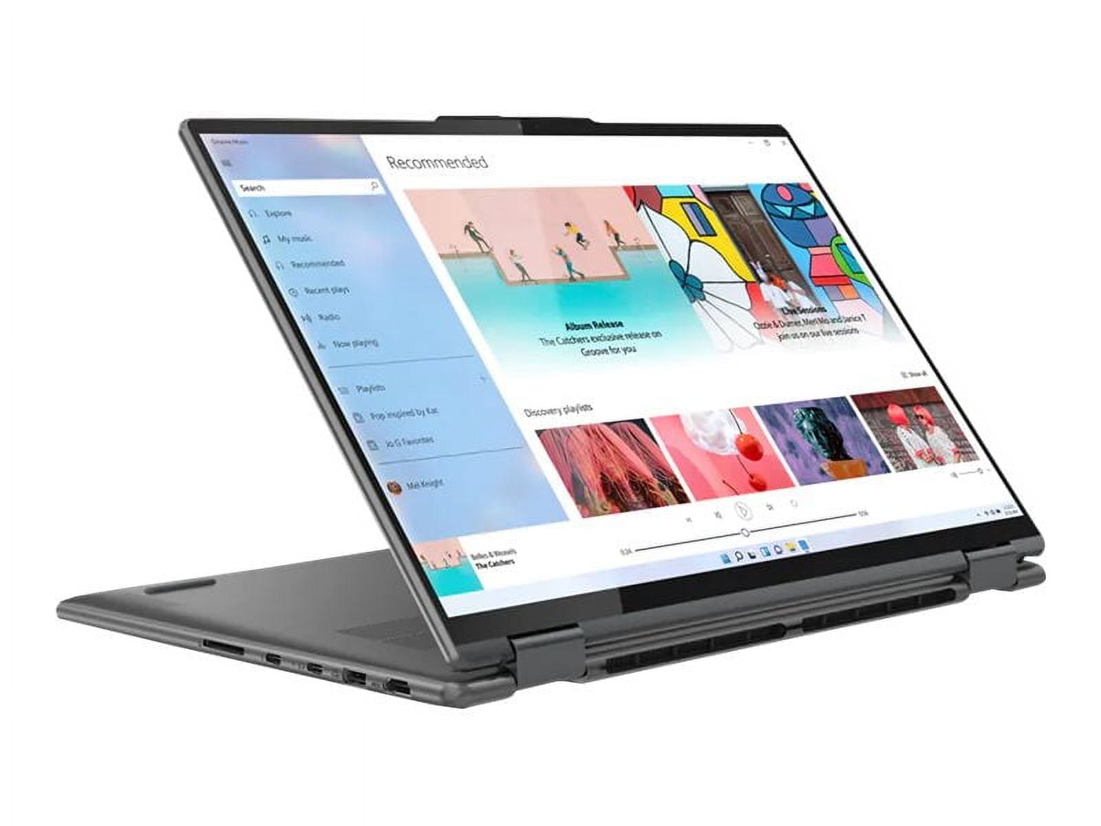 Lenovo Yoga 7 82QG00 Home ＆ Business 2-in-1 Laptop (Intel i5-1240P 12-Core, 8GB LPDDR5 4800MHz RAM, 512GB PCIe SSD, Intel Iris Xe, 16.0