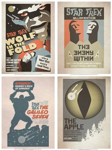 Star Trek Set 16 The Original Series Posters 
