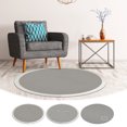 thumbnail image 3 of Kayannuo Valentine's Day Rug Clearance Modern Circular Floor Mat, Living Room, Bedroom, Bedside Carpet, Computer Chair, Hanging Blue Dressing Table, Non- Slip And Floor Mat Room Decor, 3 of 3