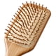 thumbnail image 1 of Cepillo de pala, cepillo para el cabello, hecho de bambú natural puro, sin recubrimiento de pintura, masajea el cuero cabelludo mientras peina el cabello para promover la circulación sanguínea, evita Namotu WRJM-186, 1 of 6