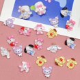 thumbnail image 2 of 20 piezas Sanrioed Hello Kitty My Melody Cinnamoroll, dijes de uñas 3D de resina para Diy, horquilla, funda de teléfono, accesorios de pegamento en crema, 2 of 4