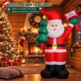 thumbnail image 6 of Moonsun 8 FT Christmas Inflatable Santa Claus with Built-In LEDs, Blow-Up Santa for Xmas,Yard,Garden, Lawn, Indoor, Outdoor, Winter Decor, 6 of 8