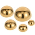 thumbnail image 3 of Arborister 5Pcs Stainless Steel Garden Mirror Globe for Outdoor Decor (Golden), 3 of 10