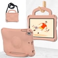 thumbnail image 4 of EVA Kids Case for iPad mini 1/2/3/4/5, Lightweight Convertible Handle Stand Child-Proof Shockproof Protective Rugged Case for iPad mini 1/2/3/4/5, Pink, 4 of 6