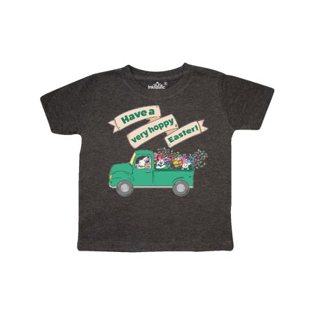 

Inktastic Have a Very Hoppy Easter Green Bunny Truck Gift Toddler Boy or Toddler Girl T-Shirt