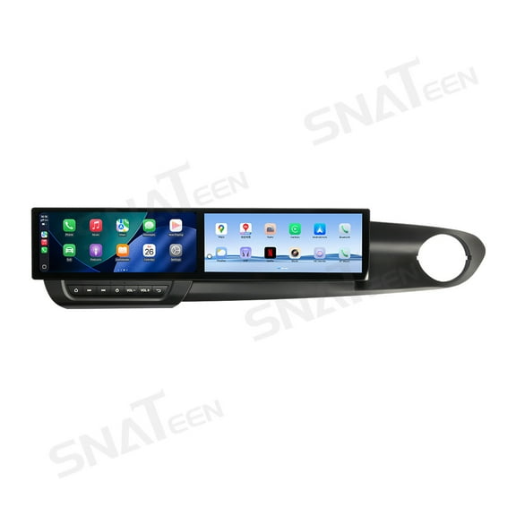 SNATEEN Dual 12.3 inch Carplay Screen/Radio/Multimedia Player for Chevrolet Camaro 2016-2025 Universal Car Navigation/GPS Upgrade Headunit Android Display 1080P Touch Screen Receiver Replace System