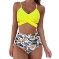 thumbnail image 1 of MKLEKYY Trajes De Baño Mujer Short Women Sexy Leopard Print Bikini Set Push Up Bathing Swimwear High Waist Swimsuit, 1 of 6