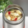 thumbnail image 6 of Thermos Vacuum Insulated Stainless Steel Food Jar, 10oz, Red, 6 of 7