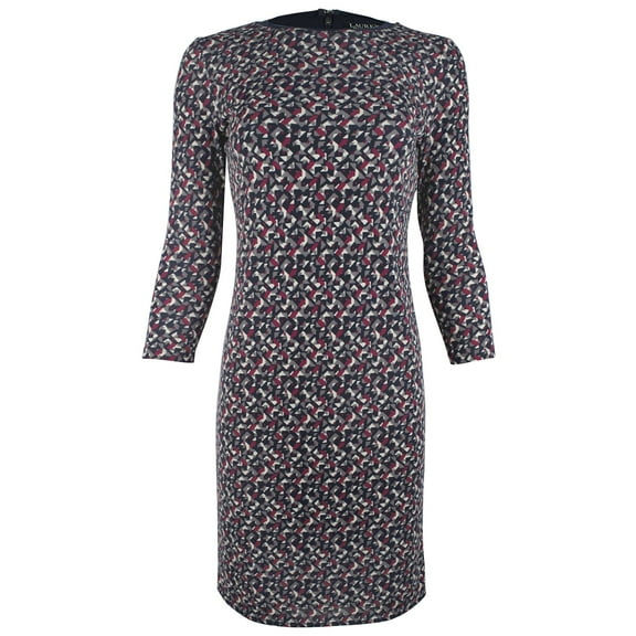 Women's Petite Geo Printed Dress PM