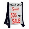 Aarco Products RAF-2 Deluxe Double Sided Sidewalk Sign with Bright White Changeable Letterboard