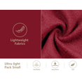 thumbnail image 4 of Little Donkey Andy Women's Insulated Hiking Jacket, Thermal Running Hybrid Jacket Dark Red Size XL, 4 of 6