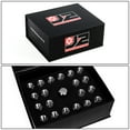 thumbnail image 6 of J2 Engineering LN-T7-007-15-SL J2 Engineering 7075 -T6 Forged Aluminum M12X1.5 20Pcs 50mm Height Close -End Lug Nut Set w / Socket Adapter (Silver), 6 of 6