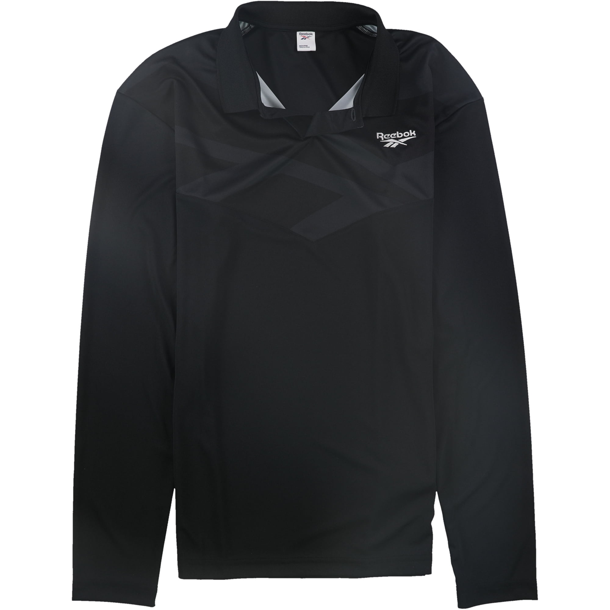 Reebok Mens Classics Soccer Rugby Polo Shirt Black X Small Other