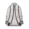 thumbnail image 3 of Baseballs Only White Pattern Backpack for School, Cute School Bag with Adjustable Shoulder Straps and Padded Back, 15.3"x11"x7.1", 3 of 5