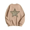 thumbnail image 3 of Mgmyaa Women's Fashion Printed Round Neck T-Shirt Loose Long Sleeve Hoodless Sweatshirt Blouse for Casual Spring Wear, 3 of 3