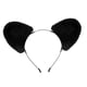 thumbnail image 4 of Diadema con orejas esponjosas, accesorios para fotos, accesorios para el cabello para bailes de graduación, mascaradas, Halloween Negro, 4 of 7