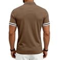 thumbnail image 5 of Guluxicc Men's Henley T Shirts Button Classic Fit Short Sleeve Everyday Wear Shirts Summer Casual Outfits, 5 of 9