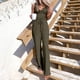 thumbnail image 5 of Blusa sin mangas con cuello en V informal para mujer a la moda + Pantalones largos Conjuntos sólidos de verano Wmkox8yi  bvn547, 5 of 9