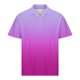 thumbnail image 4 of Camisas de Manga Larga para Hombres Impresos Girar Hacia Abajo Botones de Cuello Lateral Dividido, Casual Blusa de Manga Corta, 4 of 6