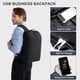 thumbnail image 3 of FENRUIEN Mochila Delgada para Laptop de Negocios para Hombre, Bolsa de Viaje Resistente Al Agua de 15.6 Pulgadas con Puerto de Carga USB, Mochila Ligera de Oxford para Computadora, 3 of 15