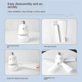 thumbnail image 4 of Socket Fan Light Small Ceiling Fan with Light and Remote, Screw in Ceiling Fan Light for E27 Base, f, 4 of 5