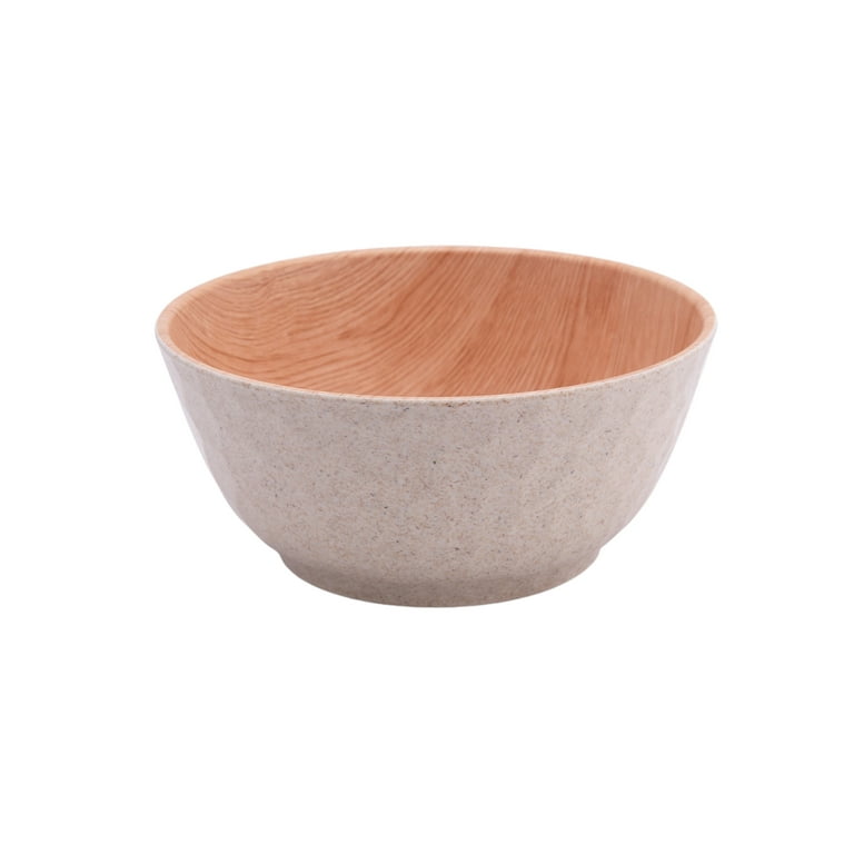 Modern Bamboo fiber melamine food bowl large travel salad bowl set